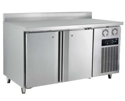FRESH 2 Doors Counter Refrigerator Freezer (5FT C/W BackSplash) K-DWF15M2-76B