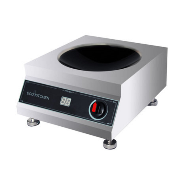 ECO KITCHEN Commercial Single Hob Induction Wok Table Top IND-13W