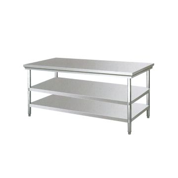 FRESH WORKTABLE W/2 TIER UNDERSHELF (0.8 MM) FWT1500-2
