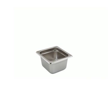 QWARE 1/6X100MM S/S GN PAN 816-4CT 