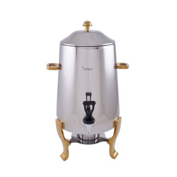 QWARE 20LT COFFEE URN GOLD PLATED HANDLE C20 
