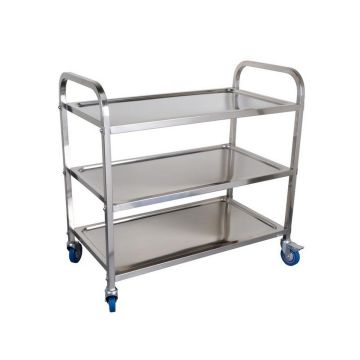 S/S THREE TIER TROLLEY (MEDIUM) 3-MT