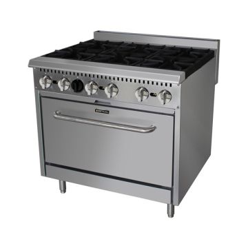 ANVIL GAS 6 OPEN BURNER WITH OVEN COA7006