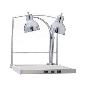 ALTO-SHAAM HOT FOOD HOLDING CARVING STATION WITH SNEEZE GUARD CS-200/S