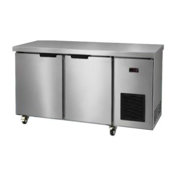 IMAX STAINLESS STEEL 2 DOOR COUNTER CHILLER 370L EQB-1500CCM
