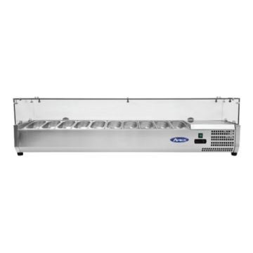 ATOSA TOPPING FRIDGE WITH GN PAN, DEPTH 150MM, 64L (2005 X 335 X 255 MM) ESL3889