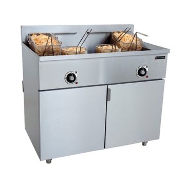 ANVIL FLOOR STANDING TWIN TANK ELECTRIC DEEP FRYER (2 x 20L) FFA2020