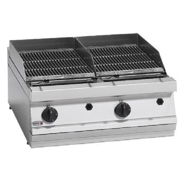 FAGOR Gas Countertop Carcoal Griller with Two Grids BG7-10 