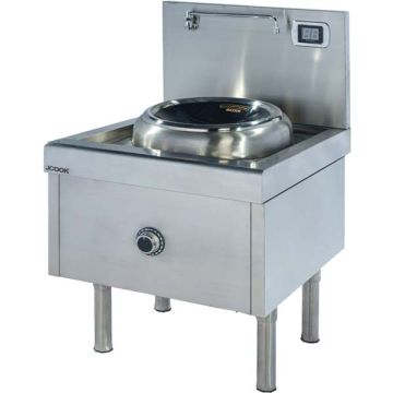 JCOOK S/S SINGLE INDUCTION WOK (10 KW) IW-10