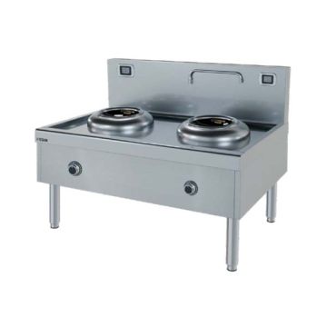 JCOOK S/S DOUBLE INDUCTION WOK (10KW x 2) IW2-10