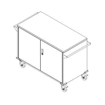 Stainless Steel CSSD Distribution Trolley with Lock