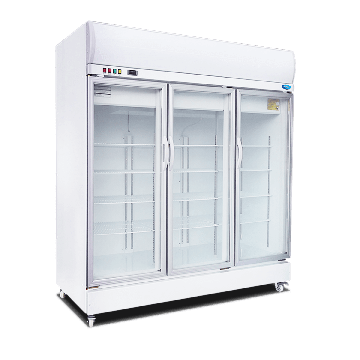 [PRE-ORDER] SNOW 3 Door Display Upright Freezer | 1846 x 735 x 2075 (N/A Frame - Normal Silver Colour) LY1500BBF-H