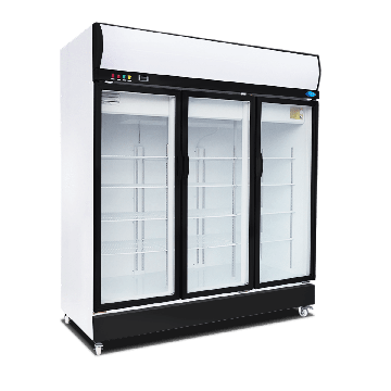 [PRE-ORDER] SNOW 3 Door Display Upright Freezer | 1846 x 735 x 2075 (BLACK FRAME) LY1500BBF-HB