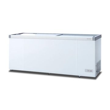 SNOW SLIDING GLASS LID DISPLAY CHEST FREEZER 710L LY751GLA