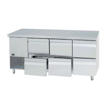 MODELUX 6 DRAWER COUNTER CHILLER MDRT-6W7-1800