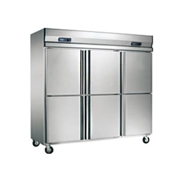 PRIMEO STAINLESS STEEL 6 Door Upright Freezer (SUS 439 / SUS 304) PFU19S-S6F (SUS 439) / PFU19S-S6F (SUS 304)