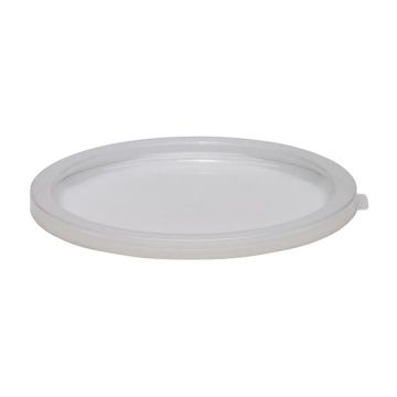 CAMBRO POLY ROUND CONTAINER LID FOR 2QT & 4QT ONLY (NATURAL WHITE) RFSC2148