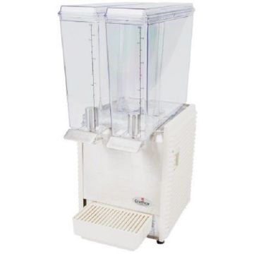 CRATHCO Classic Mini Twin Bowl Refrigerated Beverage Dispenser SR-2E-22