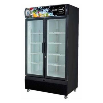 SOLID COOL 2 DOOR DISPLAY CHILLER SC 750L (1120 x 610 x 1973 MM) SCBC-2DB / SCWC-2DB (112A)