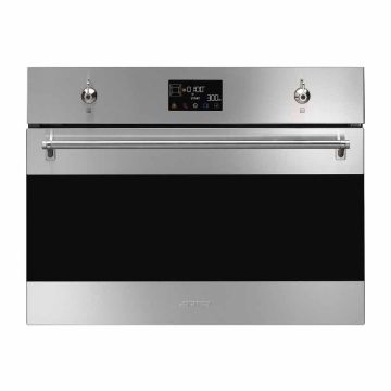 SMEG 45cm "Classic" Galileo Combi Microwave Oven SO4302M1X