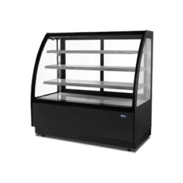 ATOSA HEIGHTENED CURVE BACK DOOR CAKE DISPLAY 335L (900 X 660 X 1350 MM) WDG096HD-B
