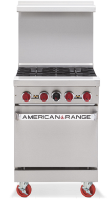 AMERICAN RANGE 4 Open Burner with Oven AR-4