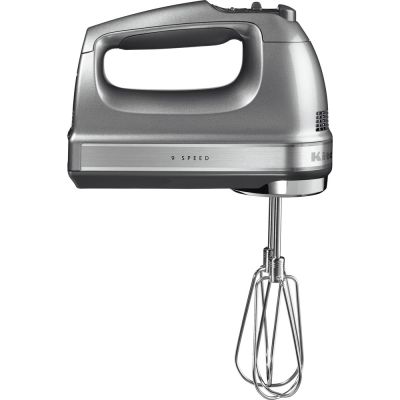 KITCHENAID 9 Speed Hand Mixer (Contour Silver) 5KHM9212BCU