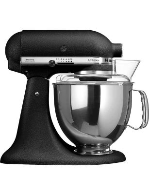 KITCHENAID 4.8L Artisan Tilt-Head Stand Mixer (Cast Iron Black) 5KSM150PSBBK
