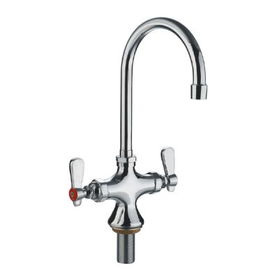 PRE-RINSE Single Hole Deck Mounted Faucet with 5 11/16&quot; swivel gooseneck 9816-P3