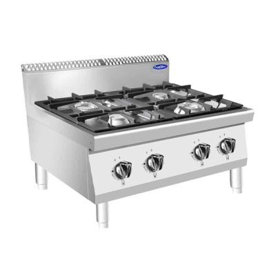 ATOSA 4 BURNERS GAS STOVE - 700 SERIES (800 X 700 X 547 MM) AT7G4B-C2