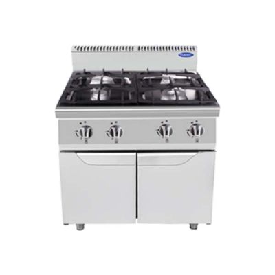 ATOSA 4 BURNERS GAS STOVE WITH DOOR - 900 SERIES FLOOR-STANDING TYPE (800 X 900 X 1140 MM) AT9G4B-F2