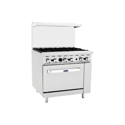 ATOSA 6 BURNER STOVE W/GAS OVEN (914 X 790 X 1433 MM) ATO-6B