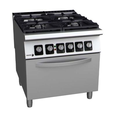 FAGOR 4 BURNER GAS COOKER WITH ELECTRIC OVEN C-GE941