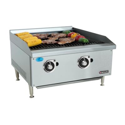 ANVIL Counter Top Lava Rock Gas Charbroiler 600mm CBL0600