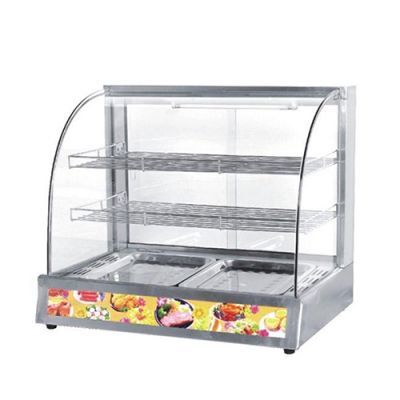 REDOR TABLE TOP FOOD / DISPLAY WARMER (CURVE STAINLESS) RD-FDW-2PS