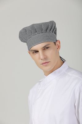 GREENCHEF Poppy Checkered Chef Toque HCT506PC