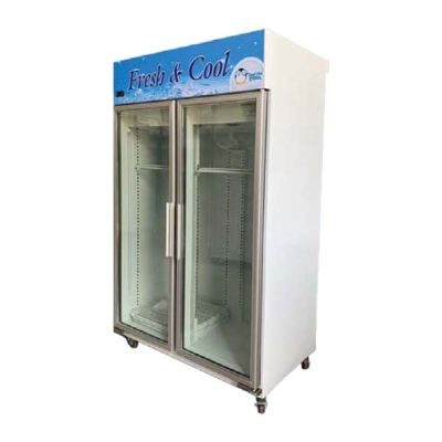 IMAX 2 Door Display Chiller (White Frame) CI262W