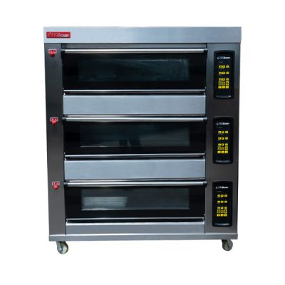 THE BAKER Gas Deck Oven (3 row 6 tray) GAS D3/6P