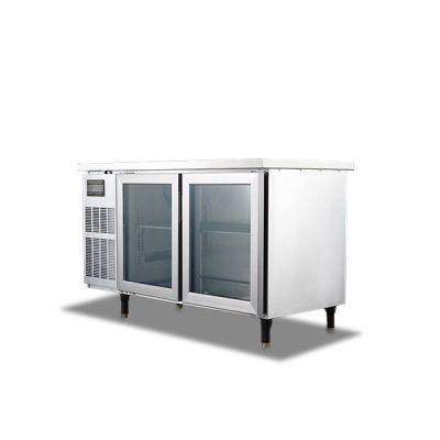 FREZMAC SS 2 DOOR UNDERCOUNTER CHILLER 1200MM (GLASS DOOR) FMT-4CG6