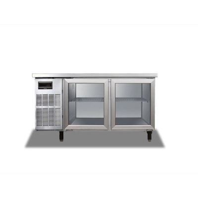 FREZMAC SS 2 DOOR UNDERCOUNTER CHILLER 1200MM (GLASS DOOR) FMT-4CG6
