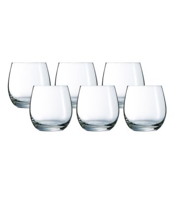LUMINARC Hermitage 6pc 320ml Old Fashioned Glass Set H9207