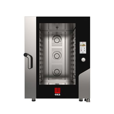 EKA ELECTRIC COMBI OVEN WITH TOUCH SCREEN 10 TRAYS 600 X 400 MM MKF1064TS