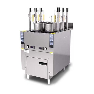 Electric Induction Heating-Six-Head Automatic Noodle Cooker PX-ZD-ZM6