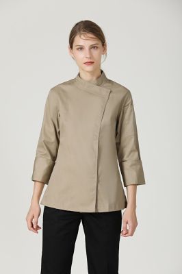 GREENCHEF Rosemary Khaki Chef Jacket (Long Sleeve) CKL8060PC