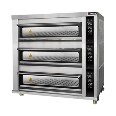 SUN BAKER Elec Deck Oven (3 Decks 9 Tray) (1770x1030x1740 mm) SB-309ETL