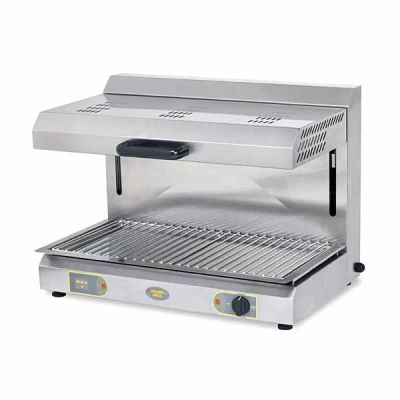 ROLLER GRILL Movable Roof Electric Salamander with Armoured Heating Element SEM-800B