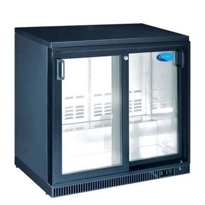 SNOW  Back Bar Cooler (2 hinged glass door) SNBBC3x5-2GD