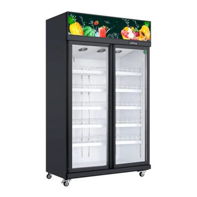 LIFONEX 2-DOOR DISPLAY CHILLER 1000L (with Heater Door) (W1250 x D730 x H2100) TH-STS1250L