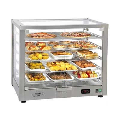 ROLLERGRILL Five Levels Ventilated Warming Display (Stainless Steel) WD 780 DI
