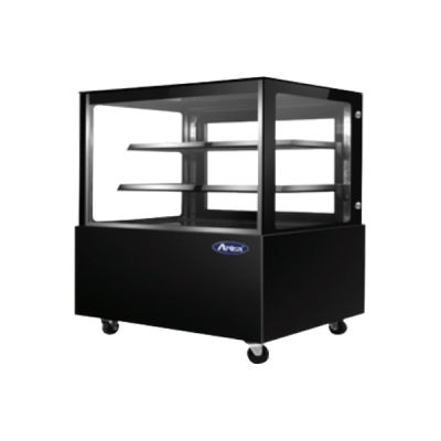 ATOSA SQUARE CAKE DISPLAY CAKE (BLACK) 370L (1200 X 660 X 1200 MM) WDG126F-B